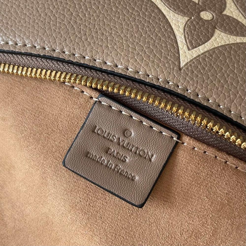 Stylish Refined Leather Shoulder Bag 38x26x10cm