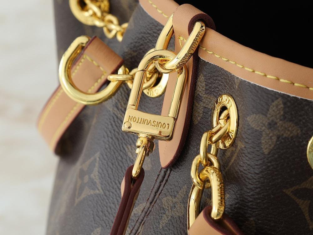 Stylish Monogram Leather Shoulder Bag