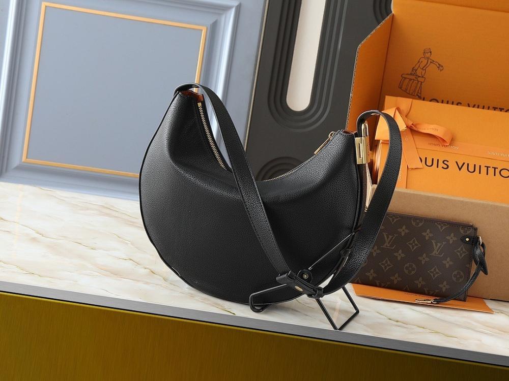 Modern Luxury Monogram Leather Top Handle Bag 32x26x5cm