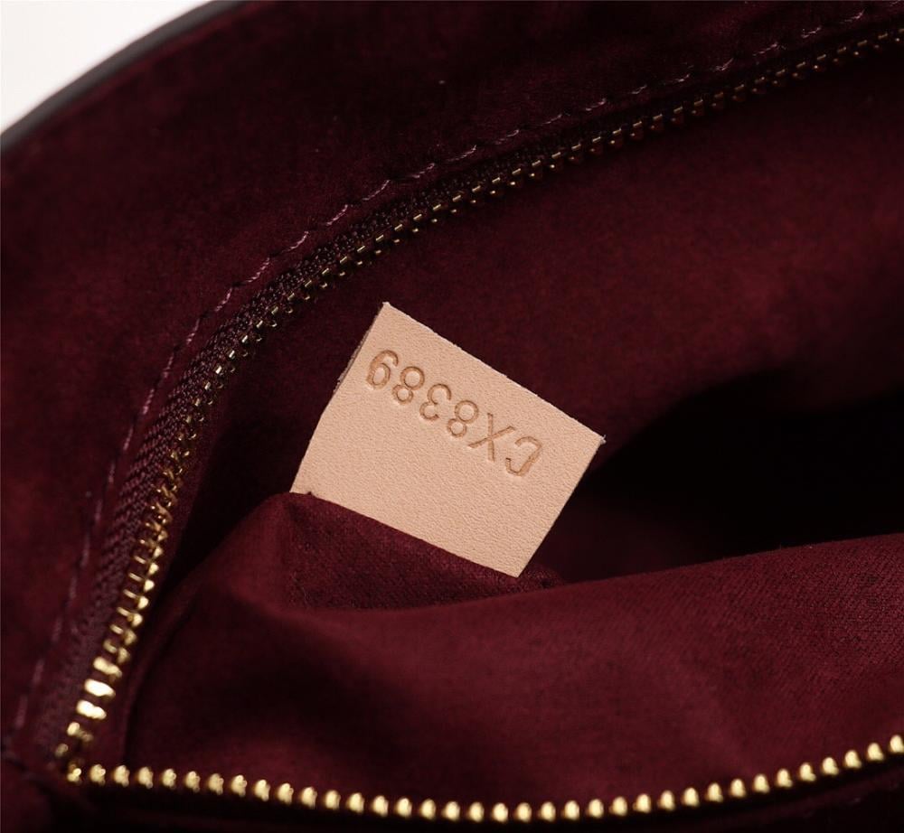 Luxury Premium Monogram Leather Shoulder Bag 36x21x13cm