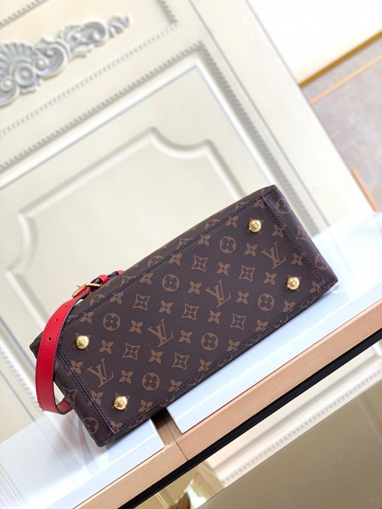 Stylish Gold Leather Top Handle Bag