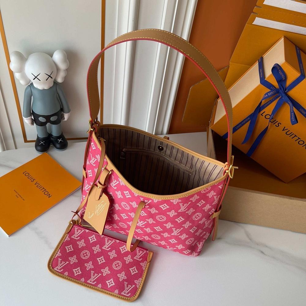 Stylish Monogram Leather Crossbody Bag