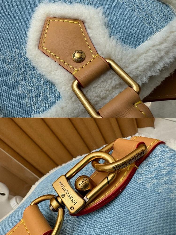 Classic Modern Leather Top Handle Bag 25x15x15cm