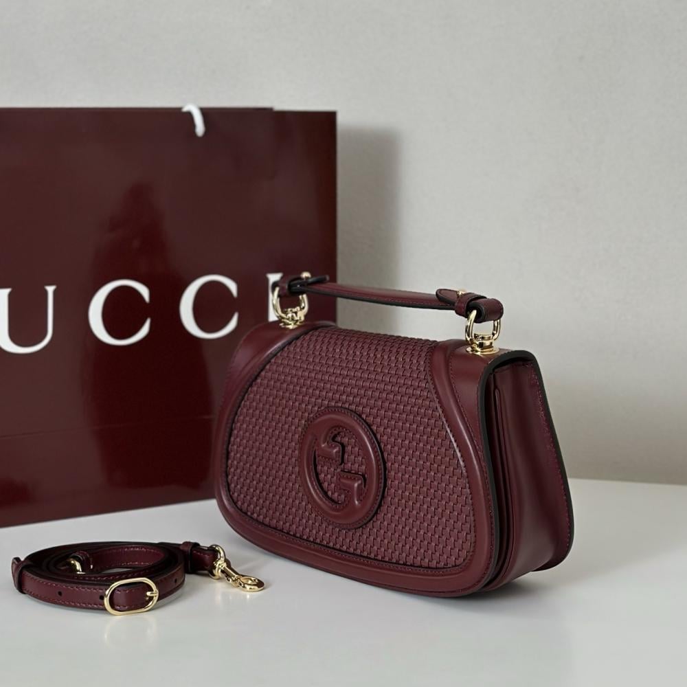 Woven Leather Shoulder Bag