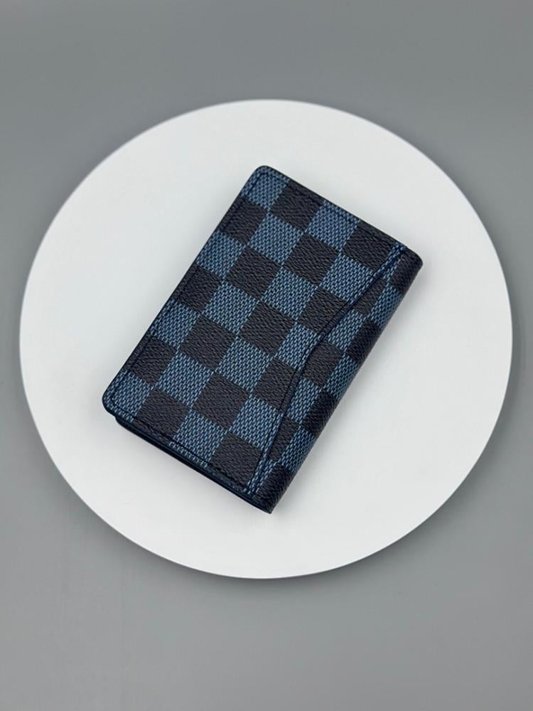 Modern Silver Monogram Wallet