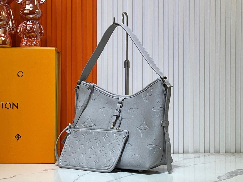 Elegant Refined Monogram Leather Top Handle Bag 29x24x12cm