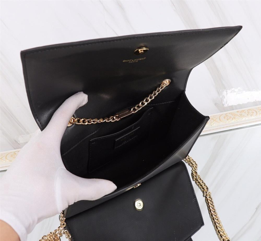 Elegant Leather Shoulder Bag 24x16x5cm