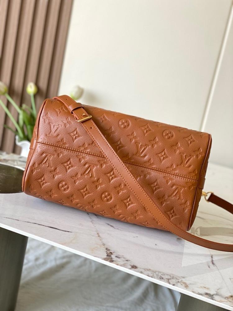 Stylish Monogram Calfskin Shoulder Bag