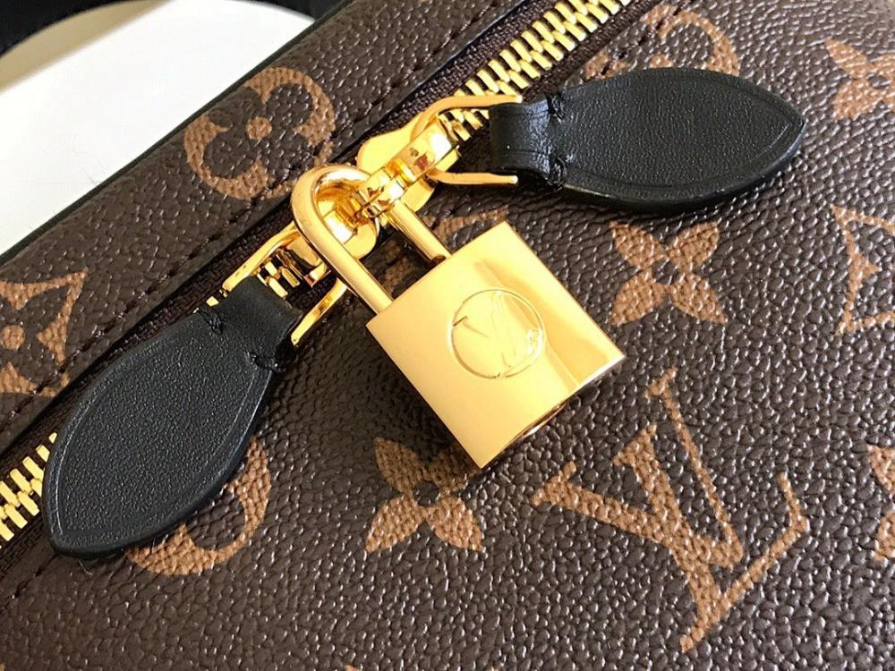 Modern Elegant Woven Leather Top Handle Bag 14x19x10cm