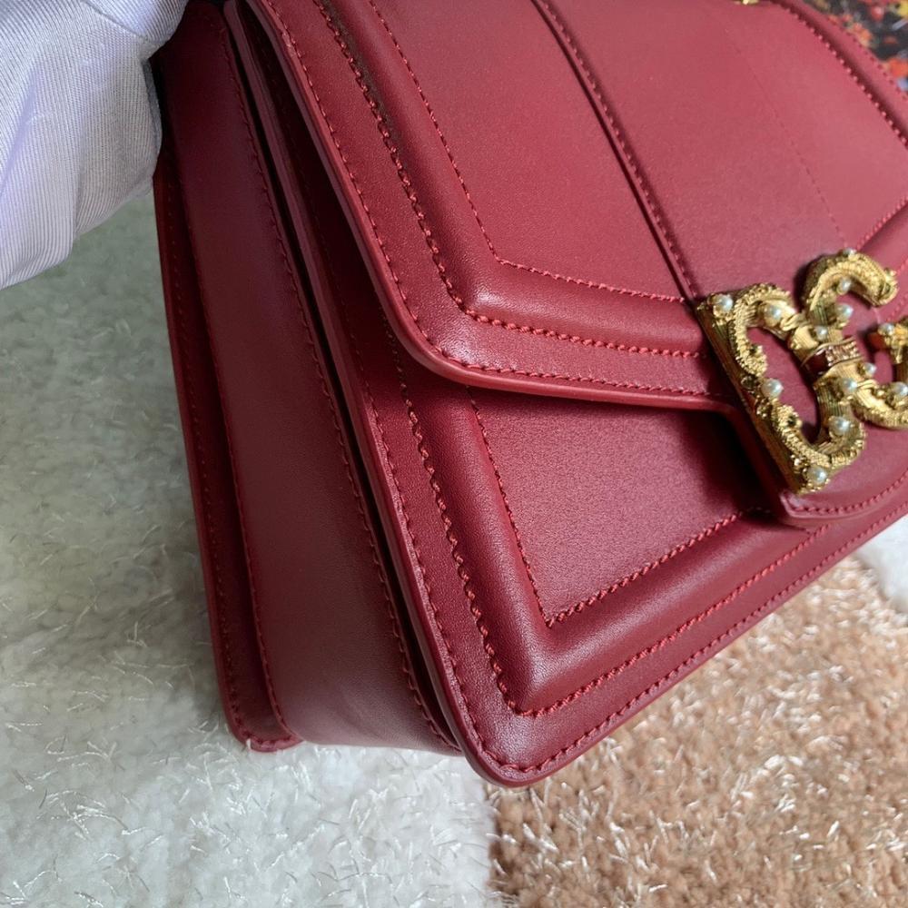 Luxury Studded Calfskin Shoulder Bag