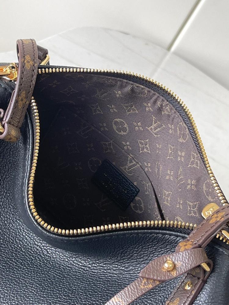 Modern Elegant Monogram Calfskin Top Handle Bag 26x17x13.5cm