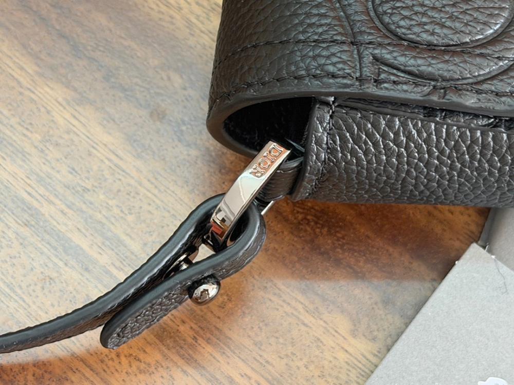 Classic Grey Calfskin Shoulder Bag