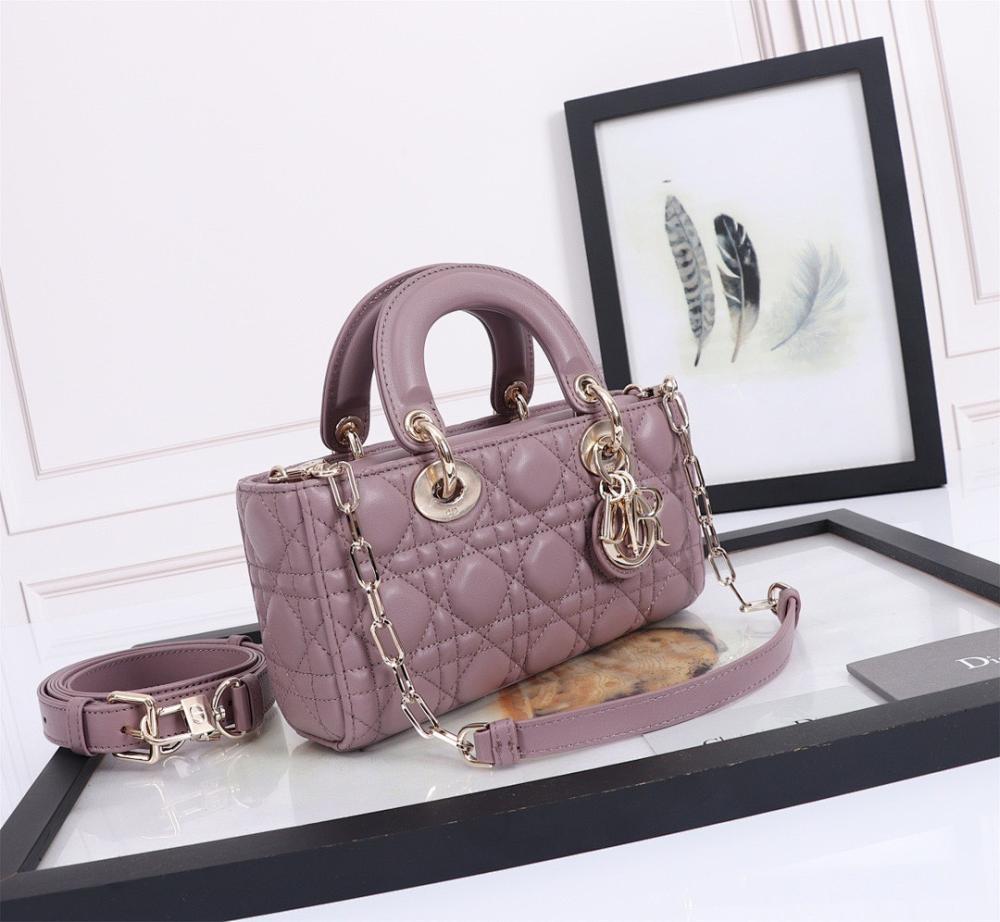 Modern Pink Lambskin Crossbody Bag