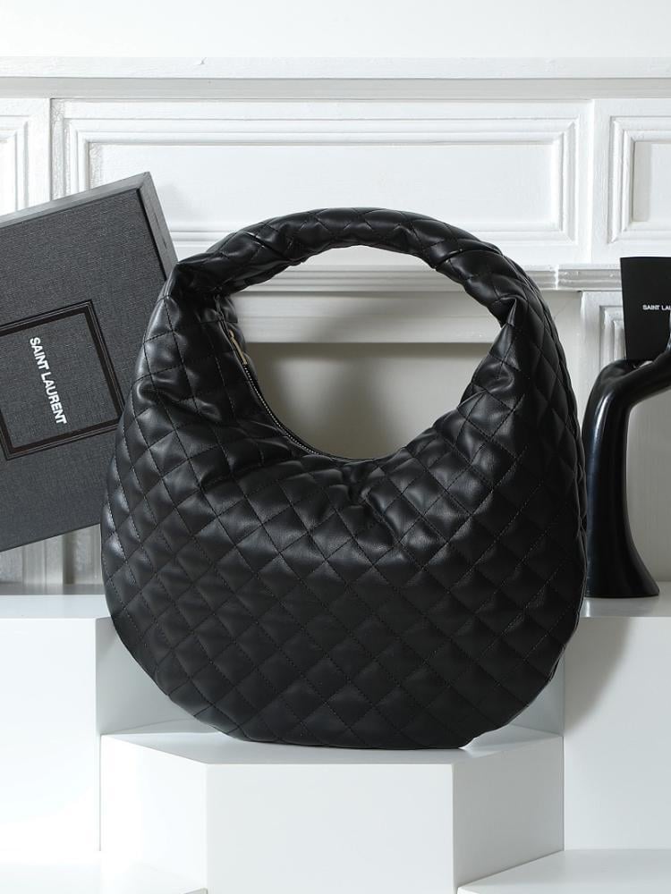 Stylish Refined Leather Top Handle Bag 44x30x7cm