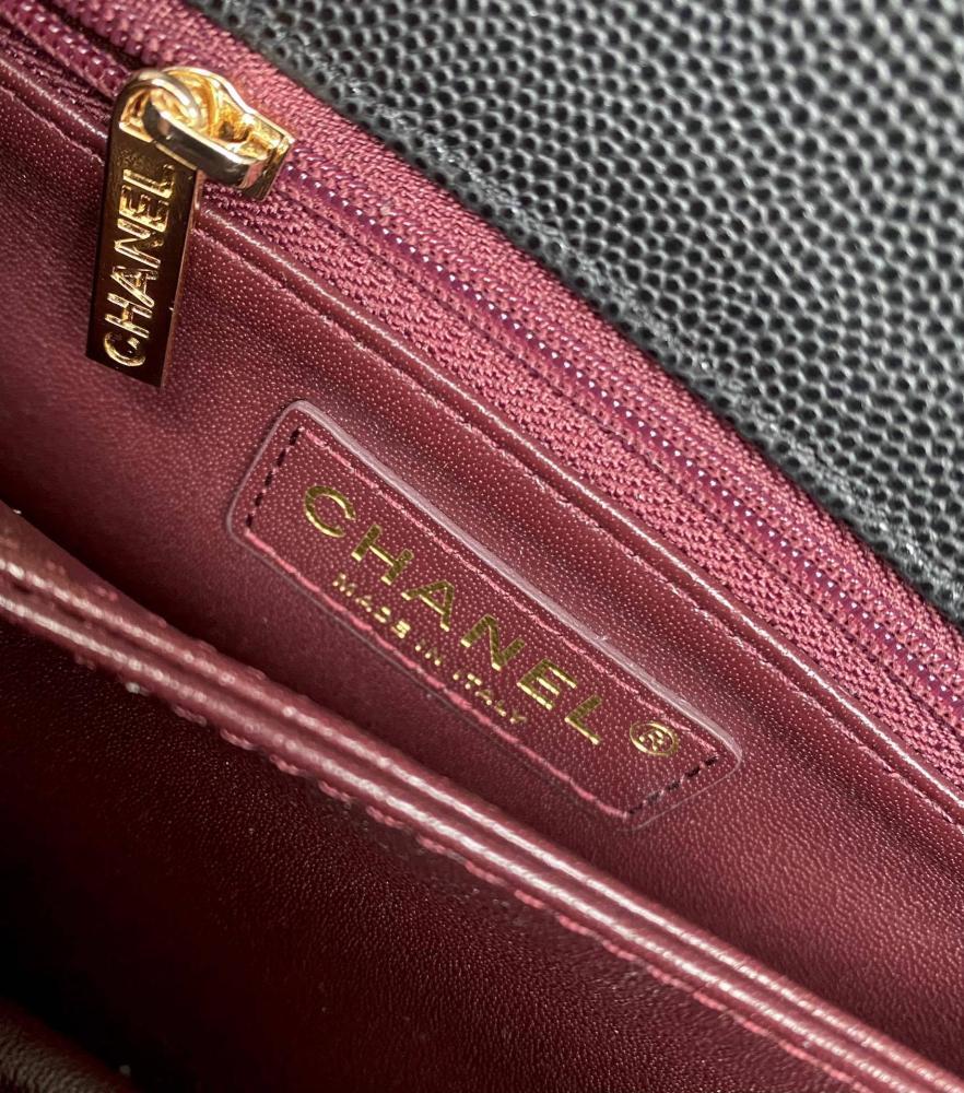 Leather Top Handle Bag