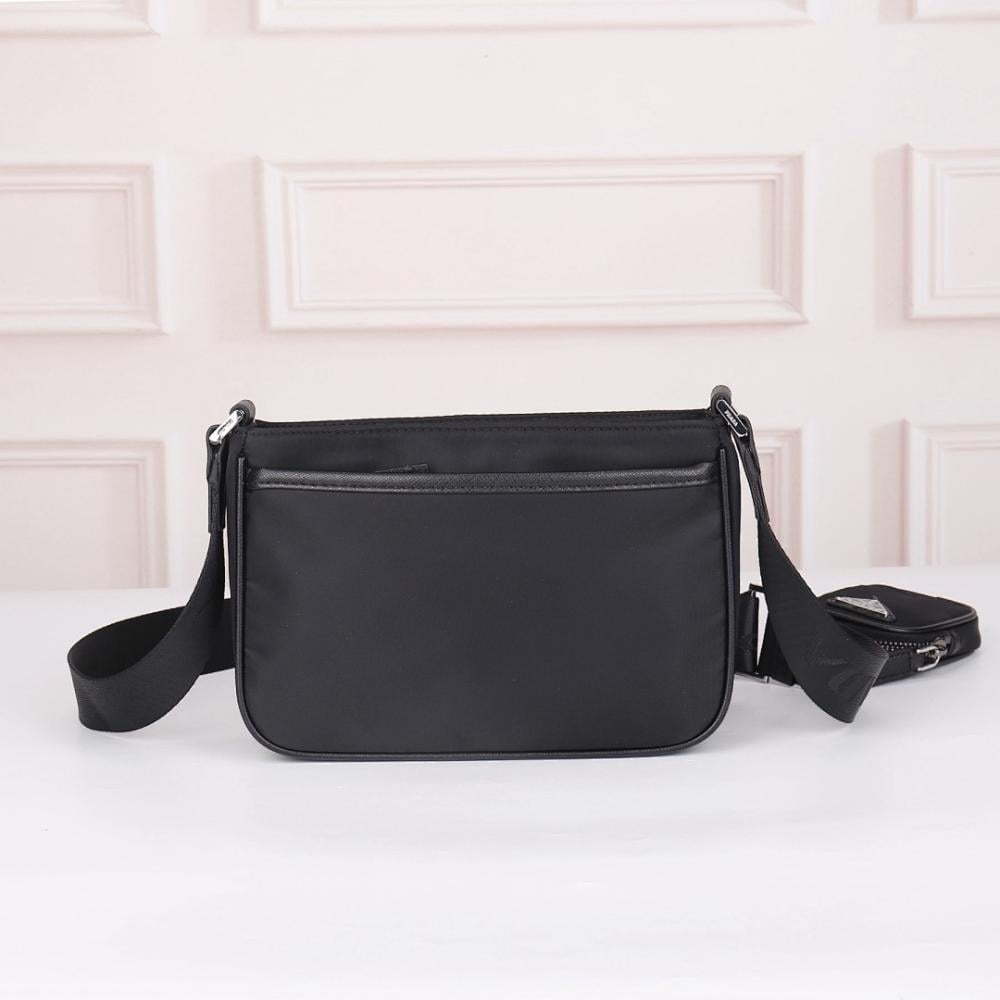 Modern Woven Nylon Shoulder Bag