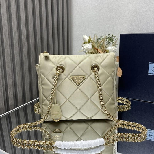 Quilted Nylon Crossbody Bag Style 319521900
