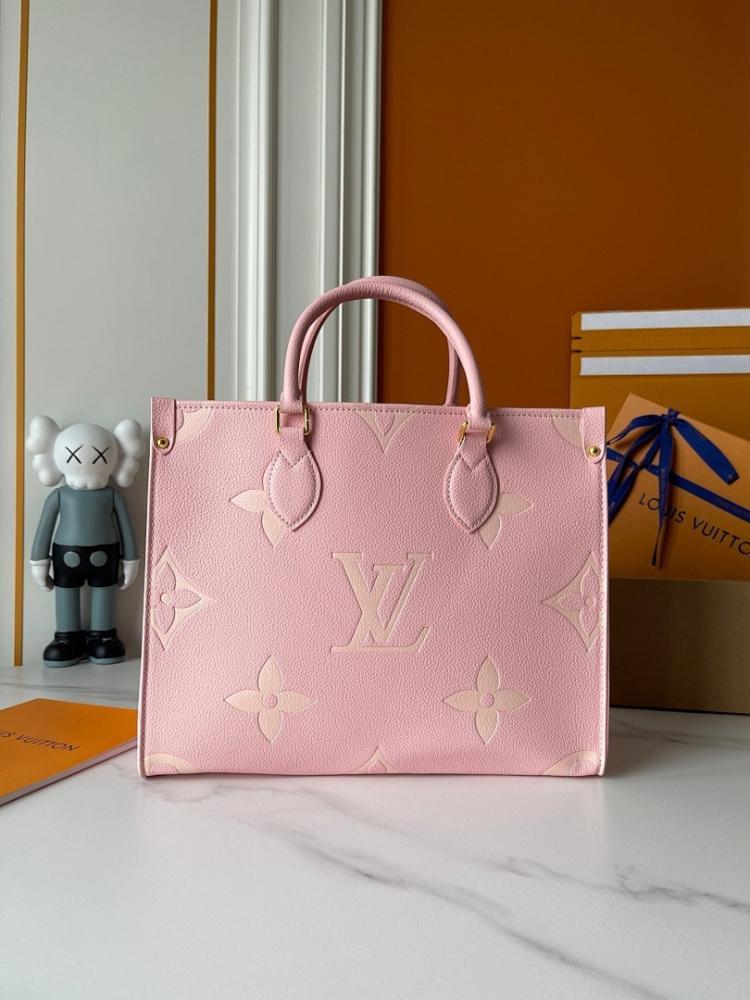 Luxury Elegant Monogram Leather Shoulder Bag 34x26x13cm