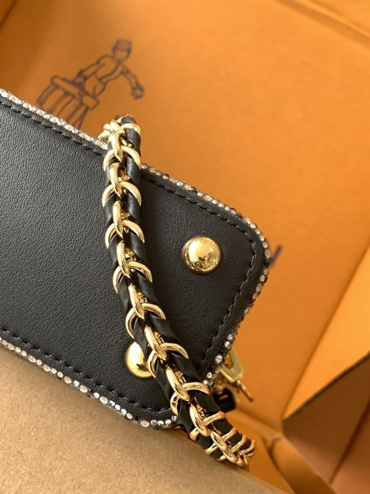 Crystal-Embellished Top Handle Bag Style 341399809