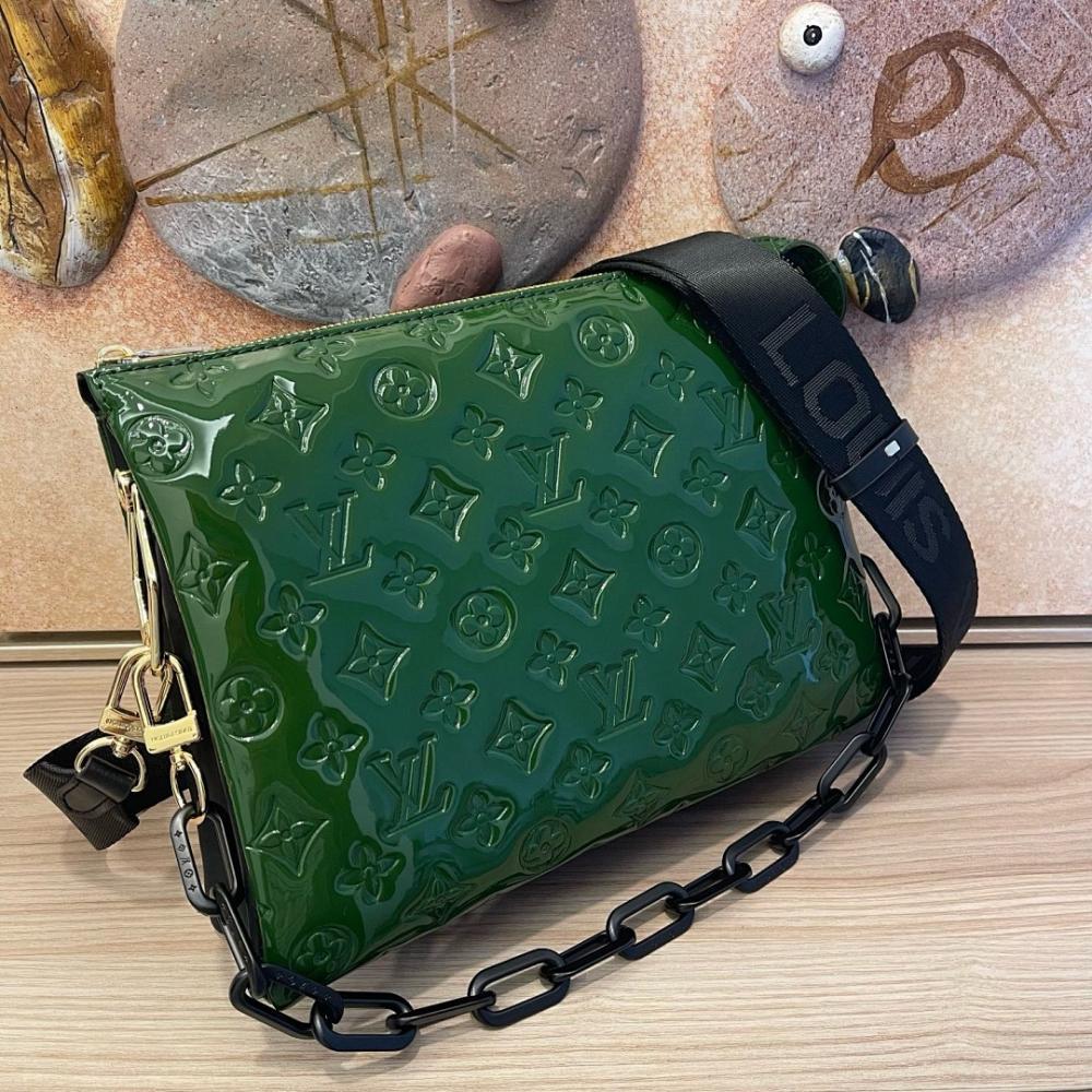 Baguette Brown Leather Shoulder Bag 26x20x12cm Style 2126851277
