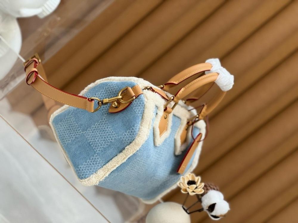 Classic Modern Leather Top Handle Bag 25x15x15cm