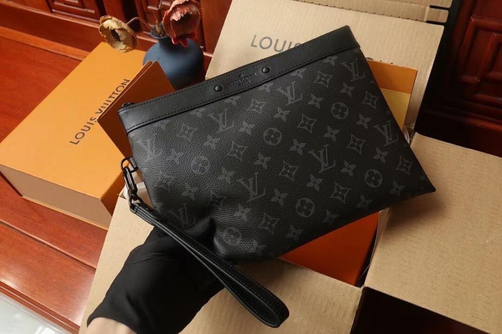 Stylish Refined Canvas Top Handle Bag 30x21x2cm