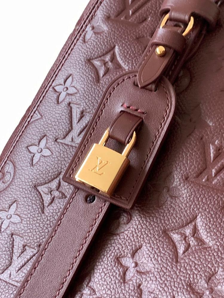 Stylish Monogram Leather Shoulder Bag 56x30.5x17cm