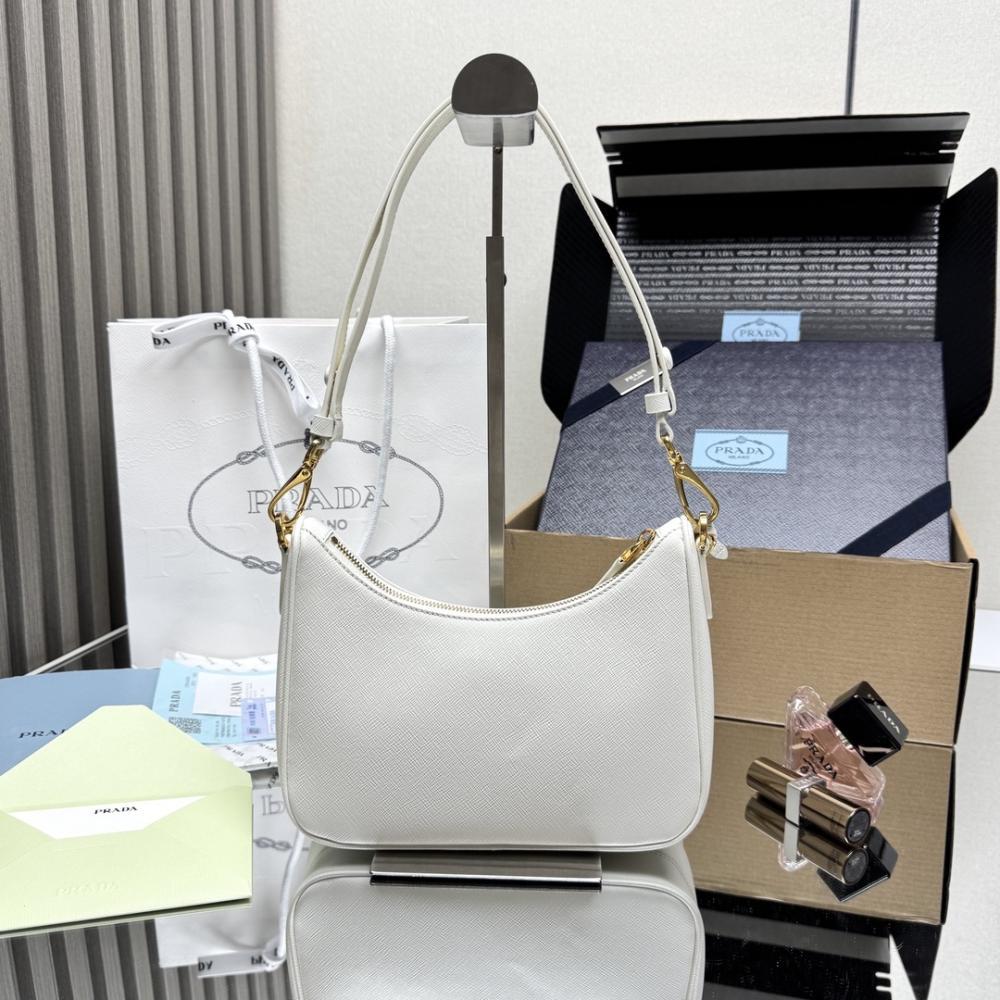Saffiano Leather Hobo Bag Style 394797518