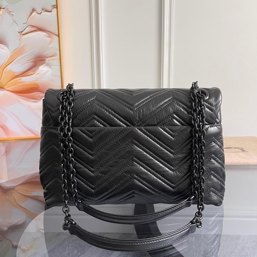 Italian-Inspired Luxury Shoulder Bag 31x17x8cm