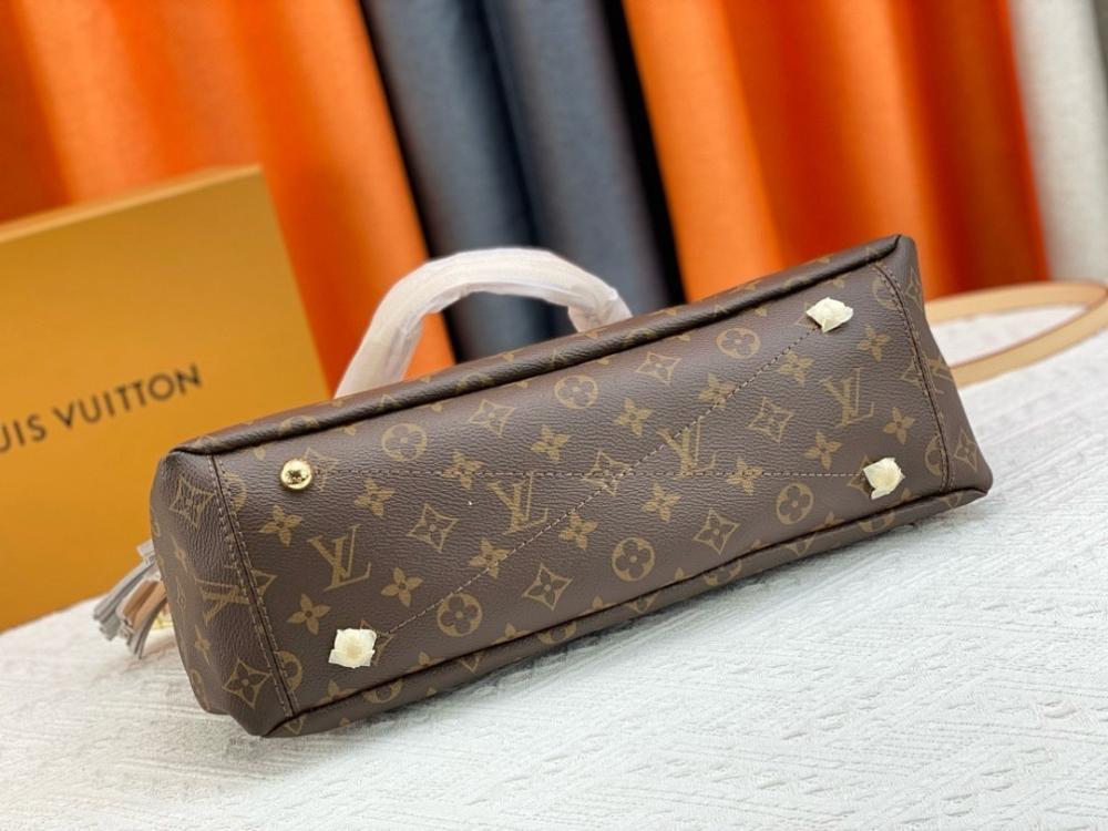 Italian-Inspired Elegant Leather Top Handle Bag 35x24x14cm