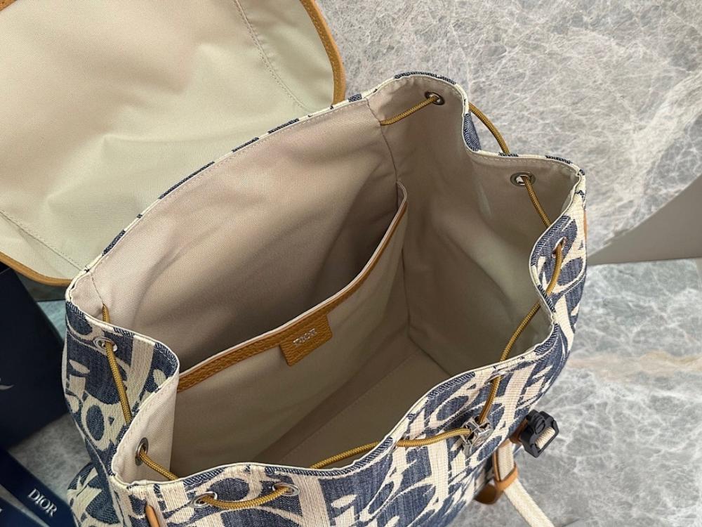 Classic Elegant Brown Embroidered Calfskin Bag