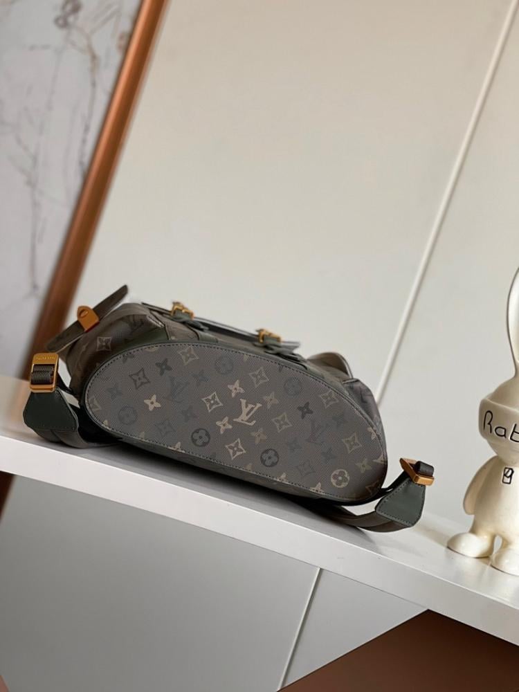 Stylish Monogram Leather Shoulder Bag 38x44x12.5cm