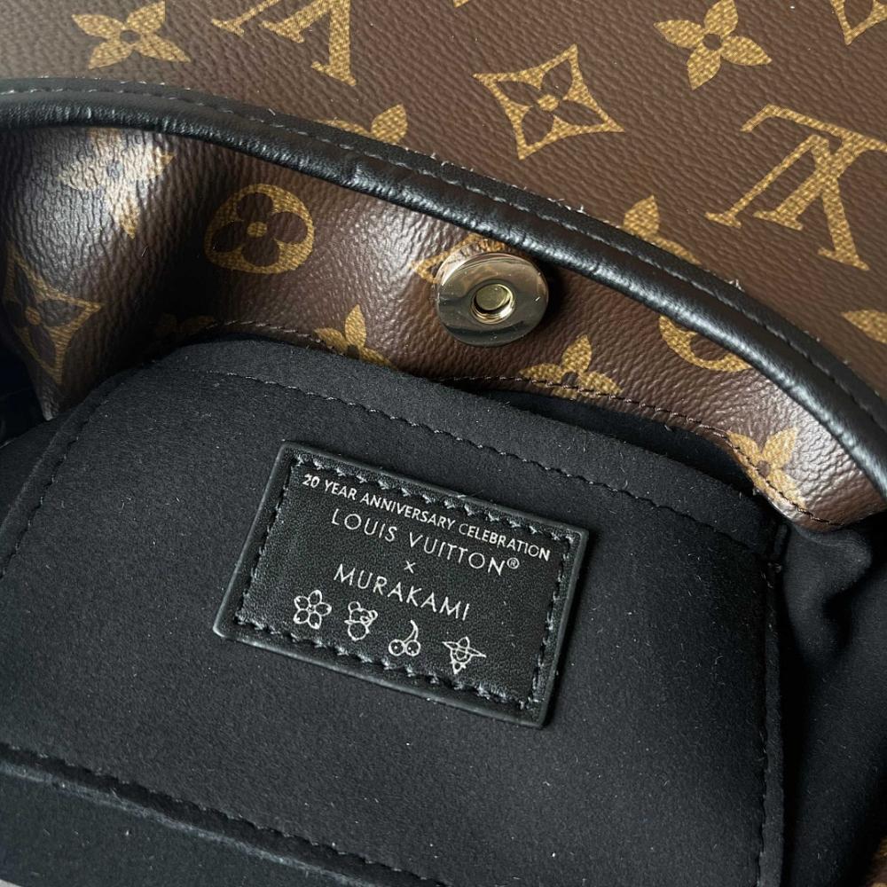 Luxury Monogram Leather Hobo Bag