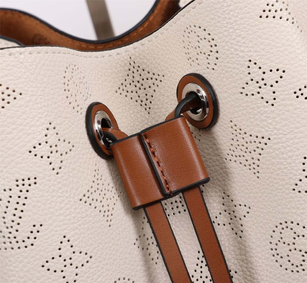 Classic Luxury Woven Calfskin Bucket Bag