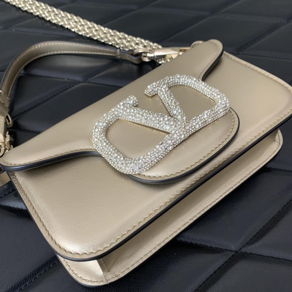 Crystal-Embellished Calfskin Wallet Style 406996679