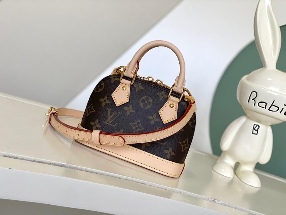 Alma Monogram Leather Shoulder Bag Style 1510833922