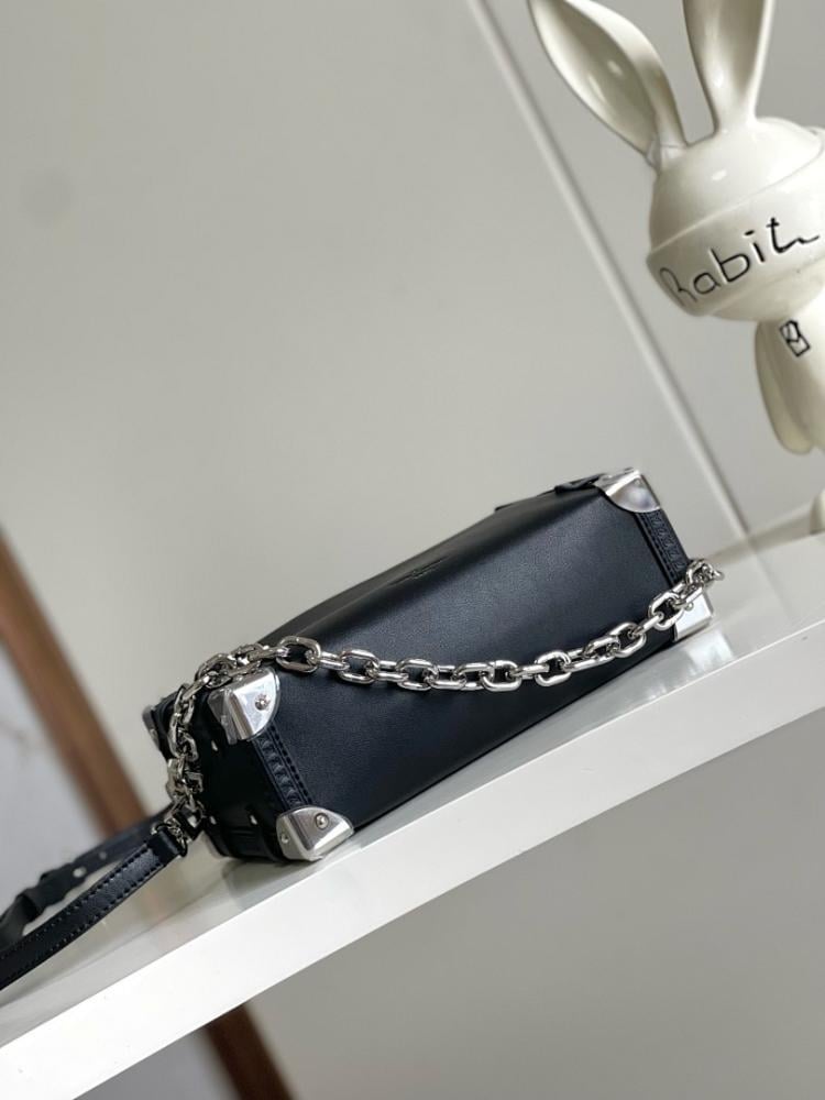 Luxury Silver Lambskin Crossbody Bag