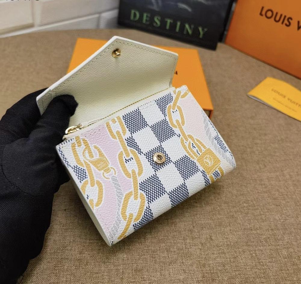 Classic Luxury Blue Leather Wallet