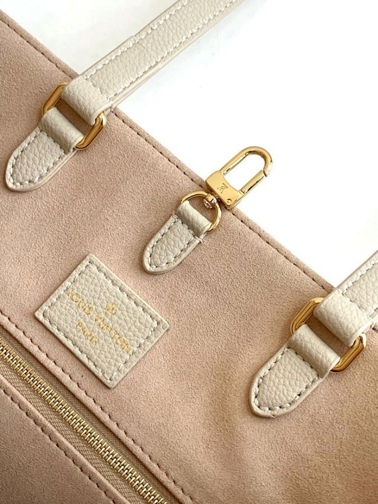 Elegant Refined Leather Shoulder Bag 35x27x14cm