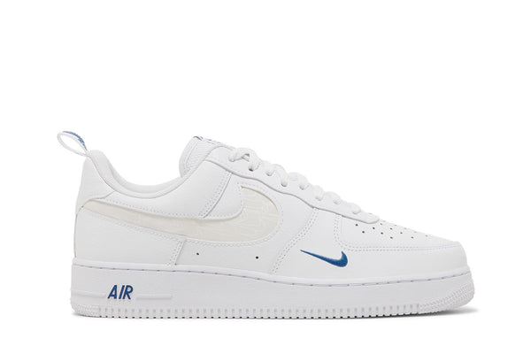 Air Force 1 '07 LV8 'Reflective Swoosh - White Dark Marina Blue'