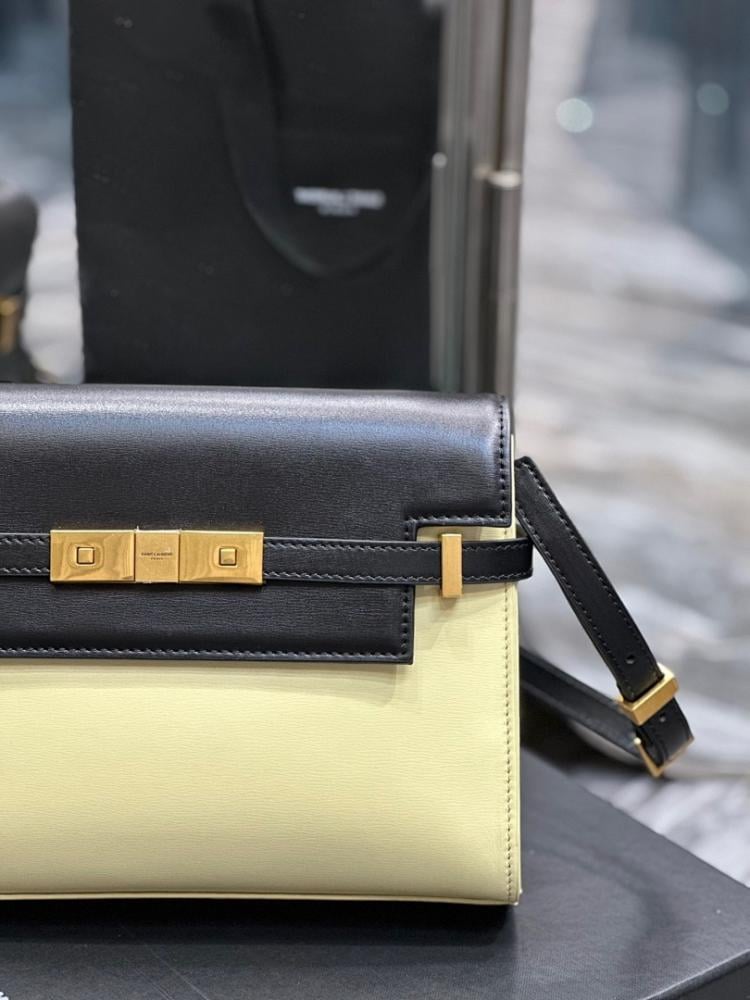 Elegant Leather Shoulder Bag 24x17.5x6cm