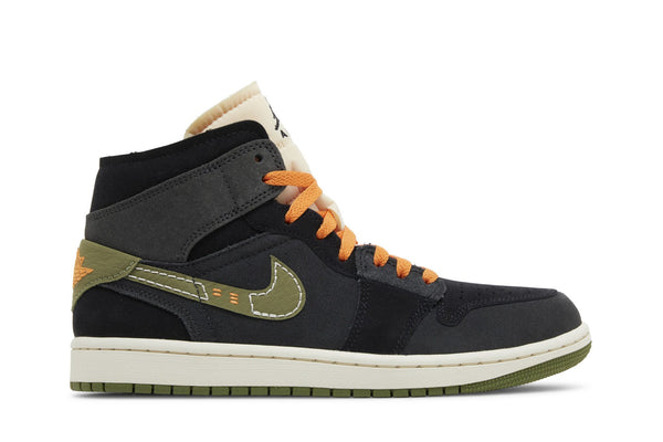 Air Jordan 1 Mid SE Craft 'Anthracite Light Olive'