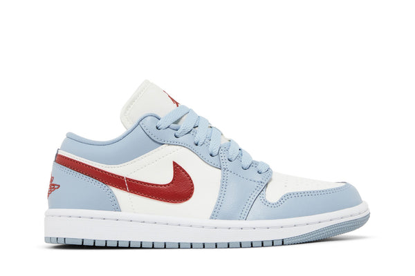 Wmns Air Jordan 1 Low 'Blue Whisper Dune Red'