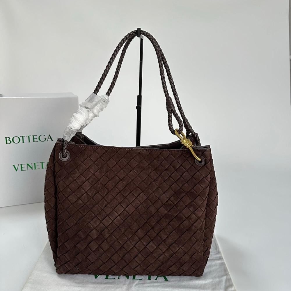 Modern Refined Leather Top Handle Bag 30x26x20cm