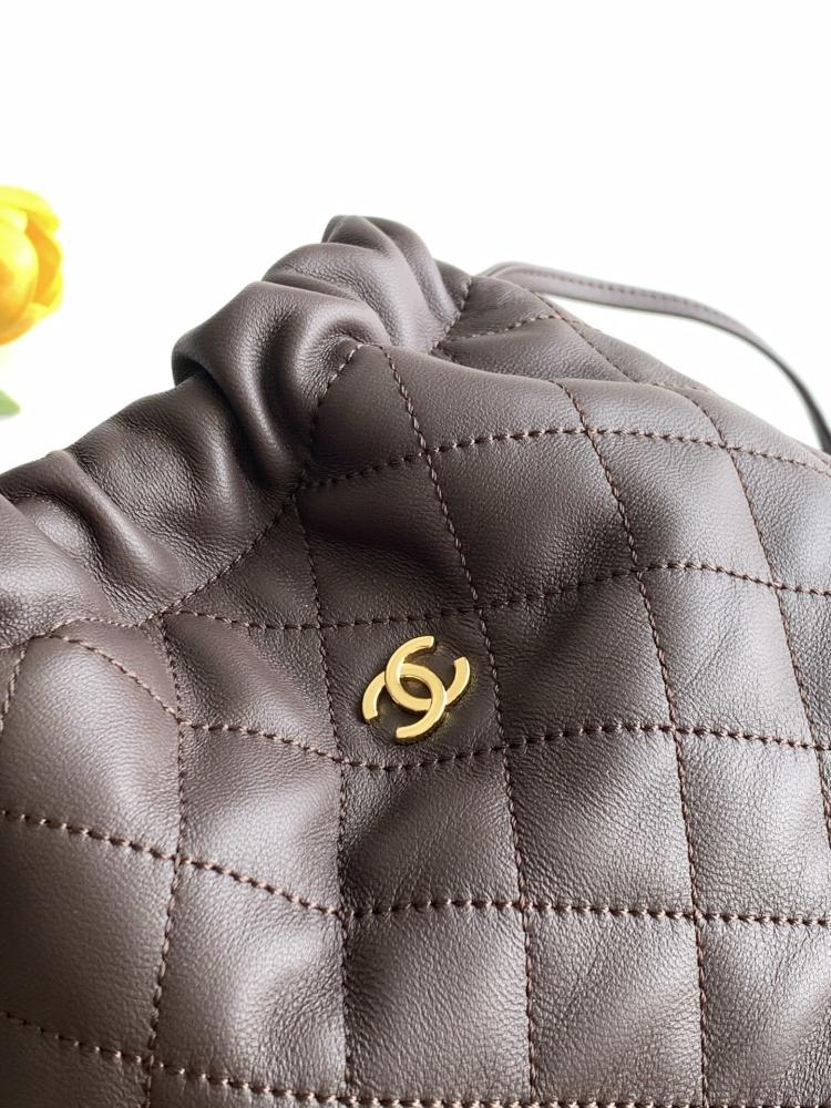Leather Bucket Bag Style 360715130