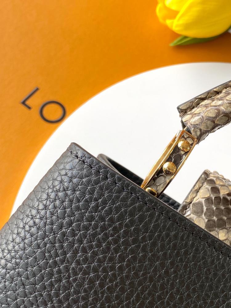 Gold Leather Top Handle Bag Style 1962919022