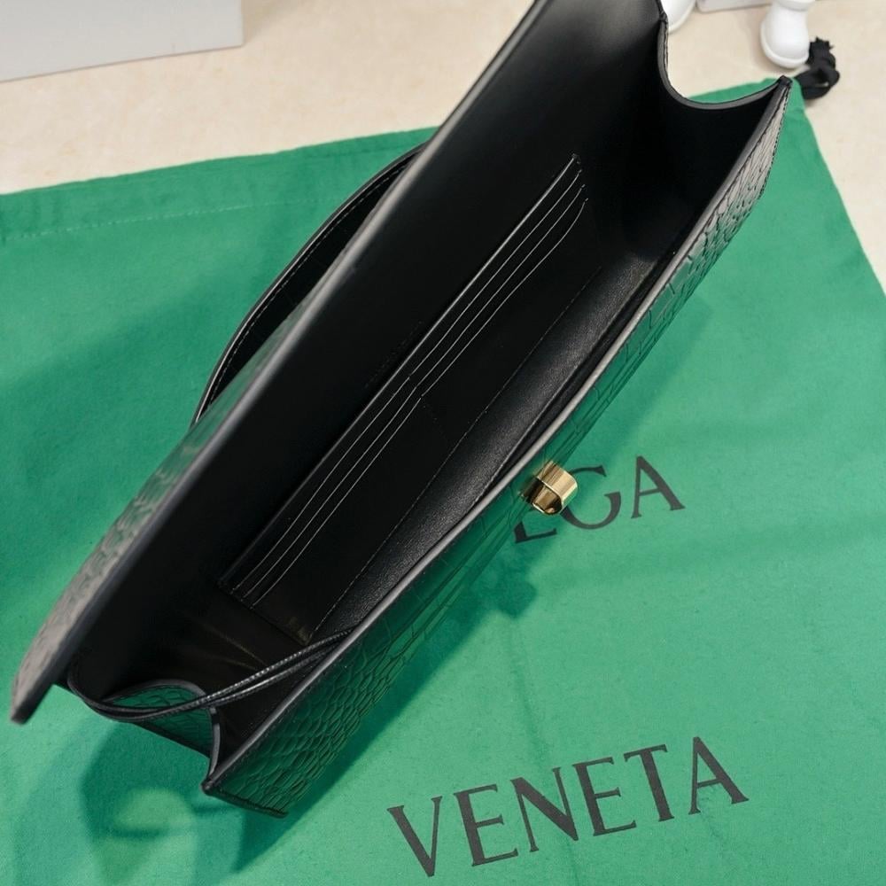 Modern Leather Top Handle Bag 31x13x3cm