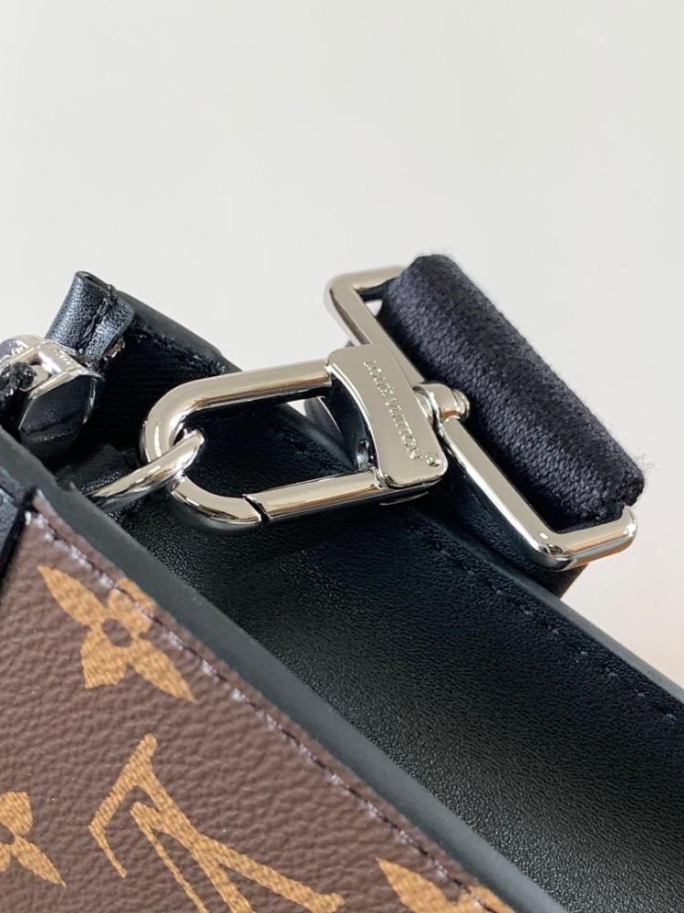 Elegant Stylish Monogram Leather Shoulder Bag