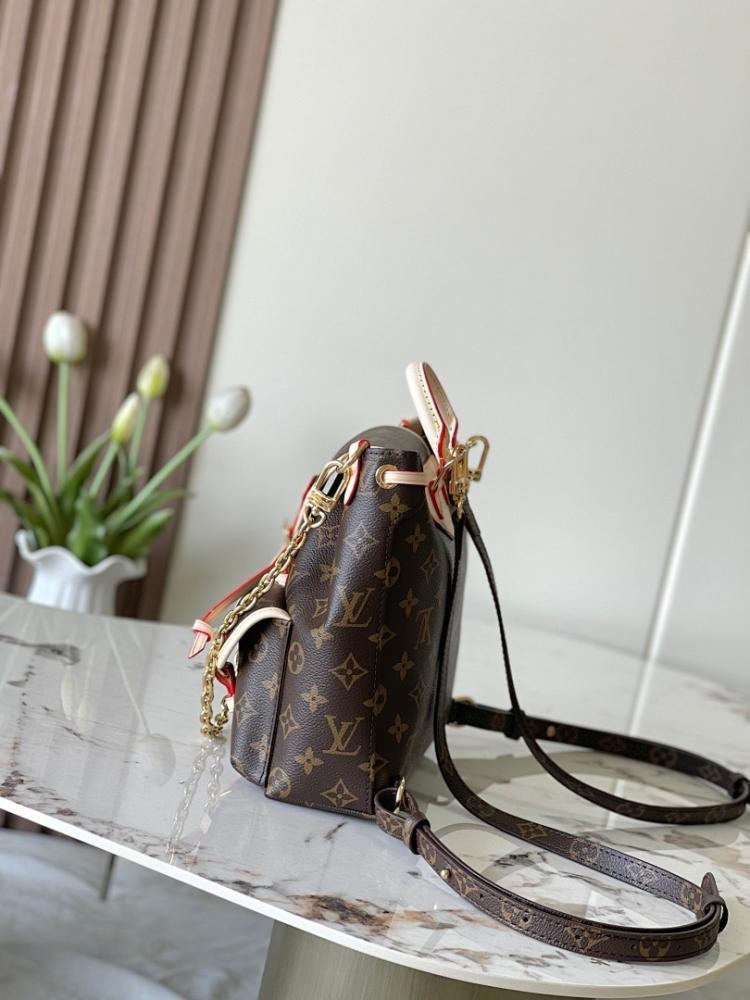 Stylish Refined Monogram Leather Crossbody Bag 21x23x10cm