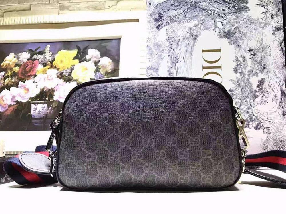 Stylish Black Nylon Crossbody Bag